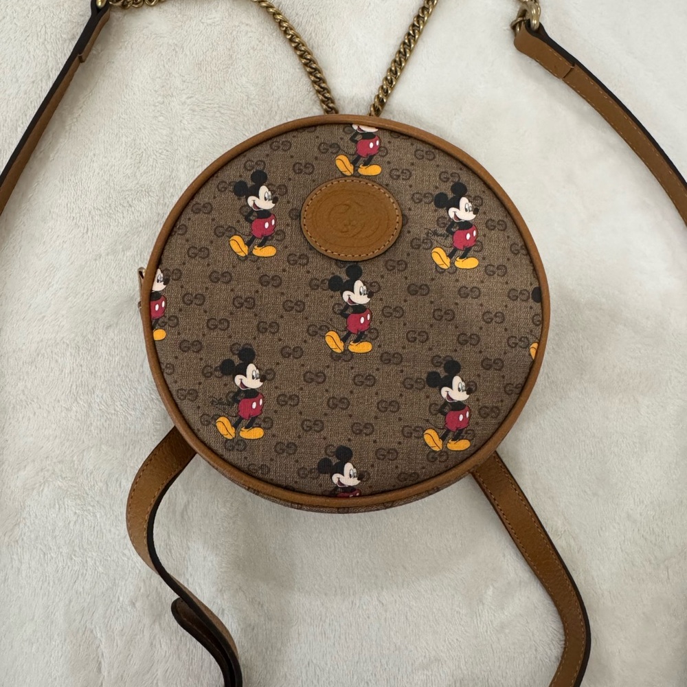 Gucci Brown Mickey Mouse Backpack - Picture 2 of 8